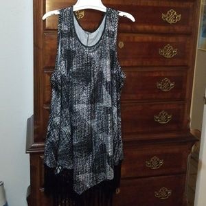 Avenue fringe tank top